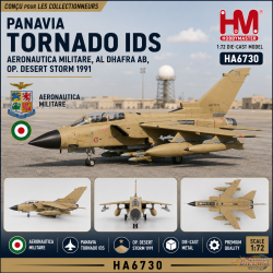 Panavia Tornado IDS / Aeronautica Militare, Al Dhafra AB, UAE, Op. Desert Storm 1991 / Hobby Master 1:72 HA6730
