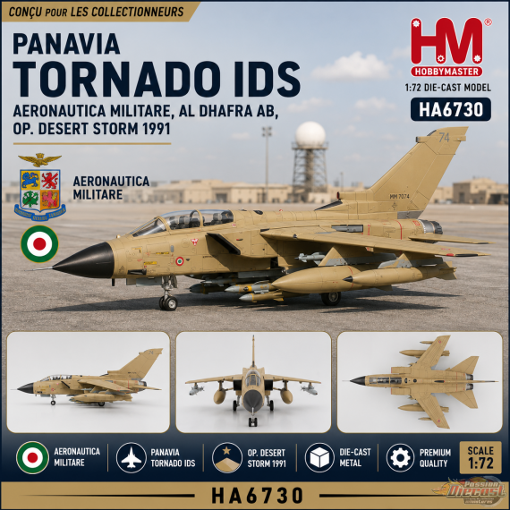 Panavia Tornado IDS / Aeronautica Militare, Al Dhafra AB, UAE, Op. Desert Storm 1991 / Hobby Master 1:72 HA6730