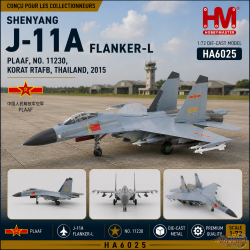 Shenyang J-11A Flanker-L / PLAAF, no. 11230, Korat RTAFB, Thailand, 2015 / HM 1:72 HA6025