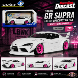 Toyota GR Supra Liberty Walk Body Kit 2025 - Solido - 1/18 - S1815502 - Passion Diecast 