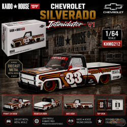 Chevrolet Silverado KAIDO Intimidator V1 - Mini GT & Kaido★House 1/64 - KHMG212 Passion Diecast