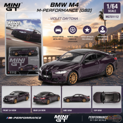 BMW M4 M-Performance (G82) - Violet Daytona - Mini GT - 1:64 - MGT01112 Passion Diecast