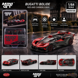 Bugatti Bolide - Red - Mini GT - 1:64 - MGT01105 Passion Diecast