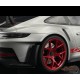 Porsche 911 GT3 RS Type 992.1 2022 Pack Weissach Argent GT / Bandes Rouges - 1/8 - GT SPIRIT - GTS802001 Passion Diecast