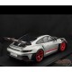 Porsche 911 GT3 RS Type 992.1 2022 Pack Weissach Argent GT / Bandes Rouges - 1/8 - GT SPIRIT - GTS802001 Passion Diecast