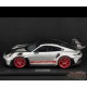 Porsche 911 GT3 RS Type 992.1 2022 Pack Weissach Argent GT / Bandes Rouges - 1/8 - GT SPIRIT - GTS802001 Passion Diecast