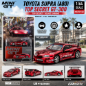 Toyota Supra (A80) Top Secret GT-300 Top Secret - Red Chrome - Mini GT - 1:64 - MGT01132