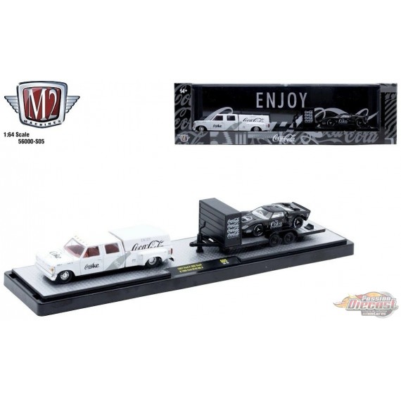 1987 Ford F-350 Truck & 1966 Ford GT40 MK2 - M2 1/64 - 56000-S05 C Psssion Diecast