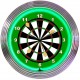 Horloge neon Darts