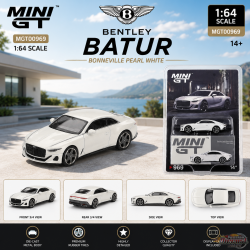 Bentley Batur - Bonneville Pearl - Mini GT - 1:64 - MGT00969 Passion Diecast