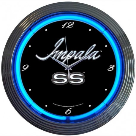 NEON CLOCK Chevrolet Impala