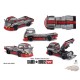Volkswagen T1 Street Battle Spec V1 - Mini GT & Kaido★House 1/64 -  KHMG292 Passion Diecast