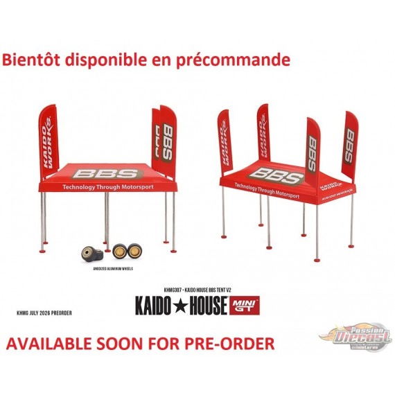 BBS Tent V2 Set - Mini GT & Kaido★House 1/64 - KHMG307 Passion Diecast