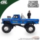 Bigfoot No.1 1974 Ford F-250 Monster Truck with 48-Inch Tires & Two Bob Chandler Figures - Greenlight 1/18 - 13685