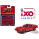 Chevrolet Camaro Z28 rouge de 1977 avec bandes sur le capot - IXO Models - 1:64 - IA64010