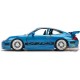 Porsche 911 GT3 RS with Color Blue Brush Finish - Fast & Furious 25 Years - Jada 1/24 - 37819 Passion Diecast