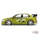 Brians Mitsubishi Lancer Evolution VII Green Color Brush Finish - Fast & Furious 25 Years - Jada 1/24 - 37874 Passion Diecast
