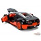 Bugatti Veyron 2011 noire avec accents orange et intérieur orange - Hyper-Spec - Jada 1/24 - 37642