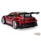 Porsche 911 (992) GT3 RS Red Chrome with Carbon Top and Hood Stripes - Hyper-Spec - Jada 1/24 - 37809