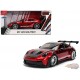 Porsche 911 (992) GT3 RS Red Chrome with Carbon Top and Hood Stripes - Hyper-Spec - Jada 1/24 - 37809