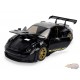 Porsche 911 (992) GT3 RS Black with Carbon Top and Hood Stripes and Gold Wheels - Hyper-Spec - Jada 1/24 - 37810