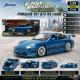Porsche 911 GT3 RS with Color Blue Brush Finish - Fast & Furious 25 Years - Jada 1/24 - 37819 Passion Diecast