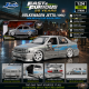 Volkswagen Jetta Raw Metal Color Brush Finish - Fast & Furious 25 Years - Jada 1/24 - 37820 Passion Diecast