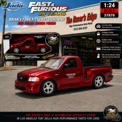 Ford F-150 SVT Lightning Pickup Truck Red Color Brush Finish - Fast & Furious 25 Years - Jada 1/24 - 37876