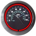 NEON CLOCK   SPEEDOMETER