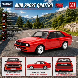 Audi Sport Quattro 1985 Red - Norev - 1:18 - 188319