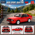 (Free shipping) Audi Sport Quattro 1985 Rouge - Norev 1:18 - 188319