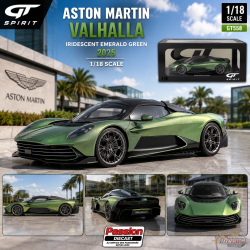 Aston Martin Valhalla Vert Émeraude Iridescent 2025 - 1/18 - GT SPIRIT - GT558 Passion Diecast