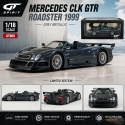 (Free shipping) Mercedes CLK GTR Roadster gris métallisé 1999 - 1/18 - GT SPIRIT - GT960