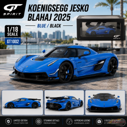 Koenigsegg Jesko Blahaj 2025 blue/ black - 1/18 - GT SPIRIT - GT1002 Passion Diecast