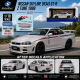 Nissan Skyline (R34) GT-R Z Tune 1999 Argent - Solido - 1/18 - S1804312 - Passion Diecast 