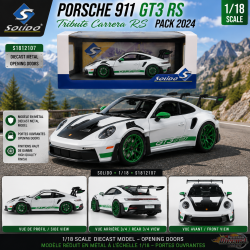Porsche 911 GT3 RS Tribute Carrera RS PACK 2024 - Solido - 1/18 - S1812107 - Passion Diecast 