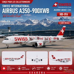 Swiss International Airbus A350-900XWB "Wanderlust" / HB-IFA/  JC Wings / 1:400 / SA40284