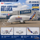 Air Transport International A300B4-600ST Beluga 4 Interactive / F-GSTD /  JC Wings / 1:400 / LH4421C