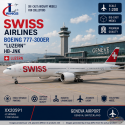 (Free shipping) Swiss Airlines Boeing 777-300ER "Luzern" / HB-JNK / JC Wings / 1:200 / XX20591