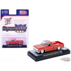 1976 Chevrolet Silverado Bonanza-10 SPIRIT OF 76 Squarebody USA - Rouge - M2 Machine - 1:64 - 31500-MJS98