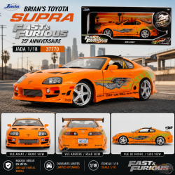 Brian's Toyota Supra Fast & Furious  25e anniversary - Jada - 1/18 - 37770 - Passion Diecast 