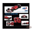 Ferrari F1 SF23 No.16 C. Leclerc 2023 Monaco GP - BBR Models - 1:64 - BBRFER64022