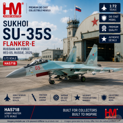 (Preorder)(Free shipping) Sukhoi Su-35S Flanker-E / Russian Air Force, Red 05, Russia, 2025 / HM 1:72 HA5718