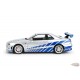 Fast & Furious Brians Nissan Skyline GT-R (R34) - Argent - Jada 1/18 - 37771 Passion Diecast