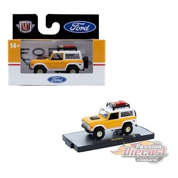 1971 Ford Bronco - Detroit-Muscle Release 96 - M2 Machine - 1:64 - 32600-96 E Passion Diecast
