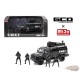 SWAT Tactical Armor Vehicle Diorama Set with 4 Figures - GCD - 1:64 - KS-054-763 Passion Diecast