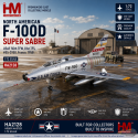 (Free shipping) North American F-100D Super Sabre / USAF 50th TFW, 81st TFS, France, 1958 / Hobby Master 1:72 HA2128