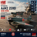 (Free shipping) Mitsubishi A6M2 Zero Sen/Zeke - IJNAS 253rd Kokutai, T. Iwamoto, Rabul, 1944 / Hobby Master 1:48 HA8814