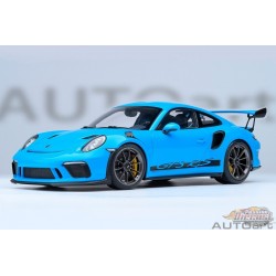 Porsche 911 (991.2) GT3 RS (Riviera Blue) - Autoart 1/18 - 78182 - Passion Diecast 