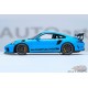 Porsche 911 (991.2) GT3 RS (Riviera Blue) - Autoart 1/18 - 78182 - Passion Diecast 